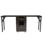 Double Station Foldable Manicure Table