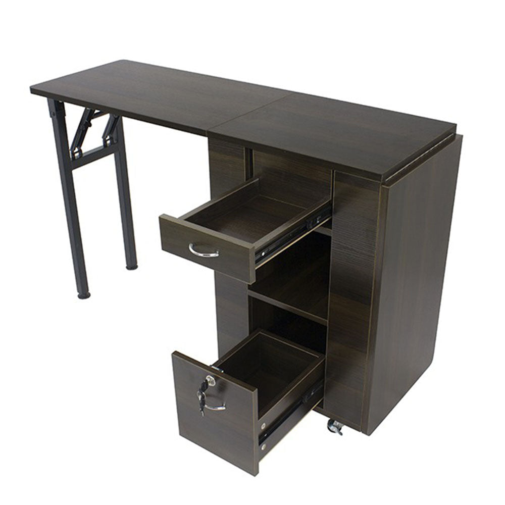 Double Station Foldable Manicure Table