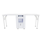 Double Station Foldable Manicure Table