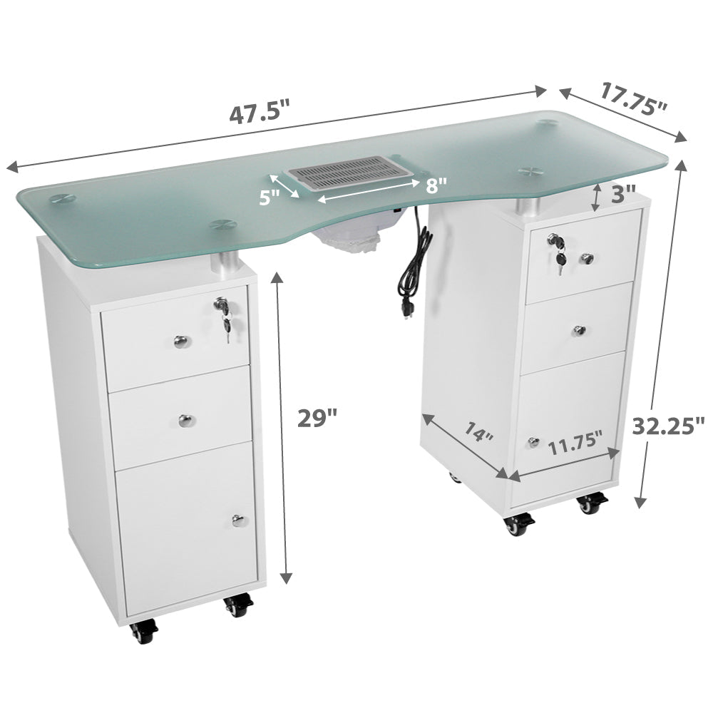Pro Manicure Table, Additional Colors Available