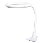 Tabletop Magnifying Led Light With Clamp White Color